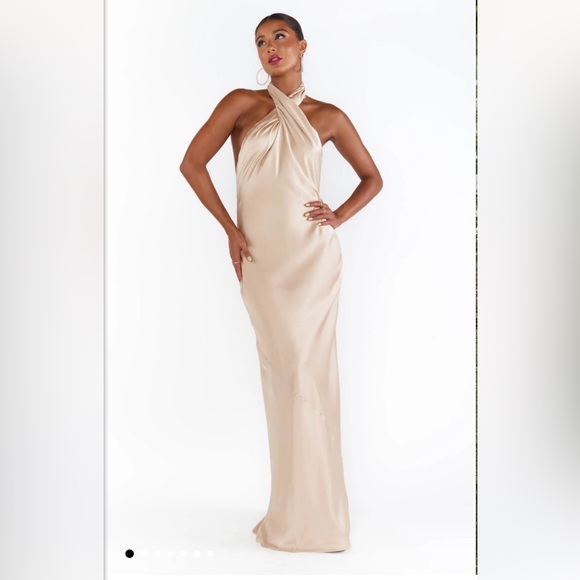 Show Me Your MuMu Dresses & Skirts - Champagne Mumu bridemaids dress - size M
